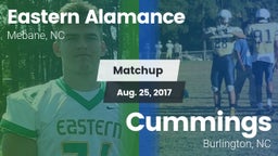 Matchup: Eastern Alamance vs. Cummings  2017