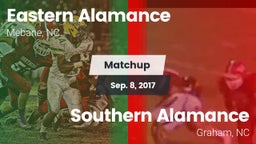 Matchup: Eastern Alamance vs. Southern Alamance  2017