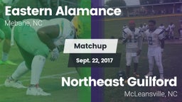 Matchup: Eastern Alamance vs. Northeast Guilford  2017