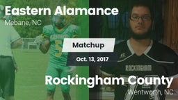 Matchup: Eastern Alamance vs. Rockingham County  2017