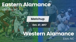 Matchup: Eastern Alamance vs. Western Alamance  2017