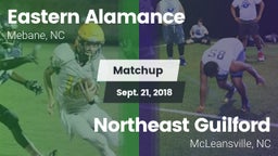 Matchup: Eastern Alamance vs. Northeast Guilford  2018