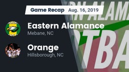 Recap: Eastern Alamance  vs. Orange  2019