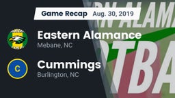 Recap: Eastern Alamance  vs. Cummings  2019