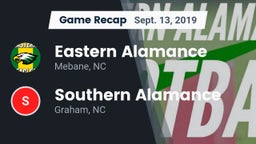 Recap: Eastern Alamance  vs. Southern Alamance  2019