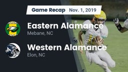 Recap: Eastern Alamance  vs. Western Alamance  2019