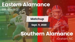 Matchup: Eastern Alamance vs. Southern Alamance  2020