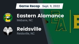 Recap: Eastern Alamance  vs. Reidsville  2022