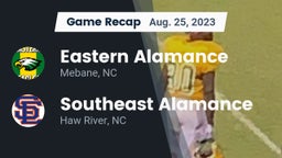 Recap: Eastern Alamance  vs. Southeast Alamance  2023