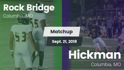 Matchup: Rock Bridge High vs. Hickman  2018