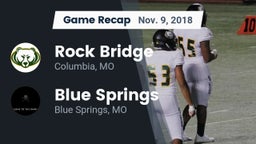 Recap: Rock Bridge  vs. Blue Springs  2018