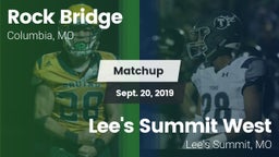 Matchup: Rock Bridge High vs. Lee's Summit West  2019