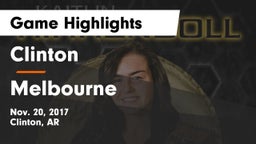 Clinton  vs Melbourne  Game Highlights - Nov. 20, 2017