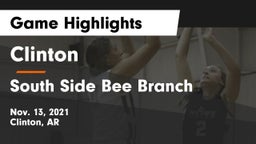 Clinton  vs South Side Bee Branch Game Highlights - Nov. 13, 2021