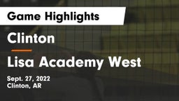Clinton  vs Lisa Academy West Game Highlights - Sept. 27, 2022