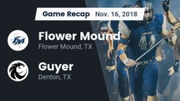 Recap: Flower Mound  vs. Guyer  2018