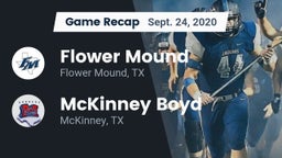 Recap: Flower Mound  vs. McKinney Boyd  2020
