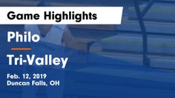 Philo  vs Tri-Valley  Game Highlights - Feb. 12, 2019