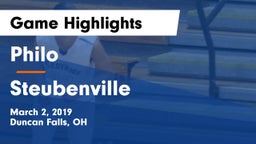 Philo  vs Steubenville  Game Highlights - March 2, 2019