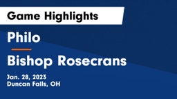 Philo  vs Bishop Rosecrans  Game Highlights - Jan. 28, 2023