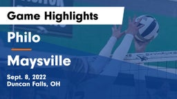 Philo  vs Maysville  Game Highlights - Sept. 8, 2022