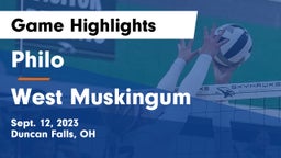 Philo  vs West Muskingum  Game Highlights - Sept. 12, 2023