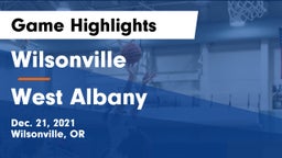 Wilsonville  vs West Albany  Game Highlights - Dec. 21, 2021