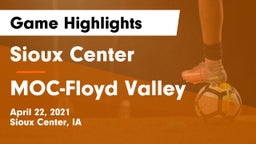 Sioux Center  vs MOC-Floyd Valley  Game Highlights - April 22, 2021