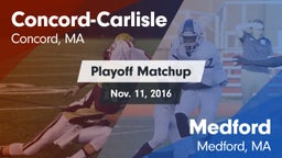 Matchup: Concord-Carlisle vs. Medford  2016