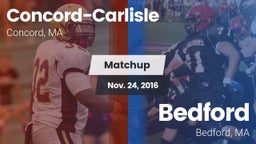 Matchup: Concord-Carlisle vs. Bedford  2016