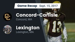 Recap: Concord-Carlisle  vs. Lexington  2017
