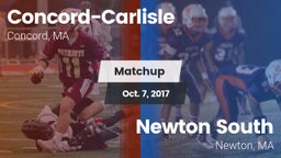 Matchup: Concord-Carlisle vs. Newton South  2017