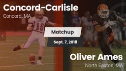 Matchup: Concord-Carlisle vs. Oliver Ames  2018