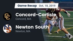 Recap: Concord-Carlisle  vs. Newton South  2019
