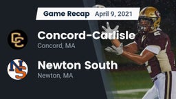 Recap: Concord-Carlisle  vs. Newton South  2021