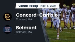 Recap: Concord-Carlisle  vs. Belmont  2021