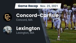 Recap: Concord-Carlisle  vs. Lexington  2021