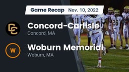 Recap: Concord-Carlisle  vs. Woburn Memorial  2022