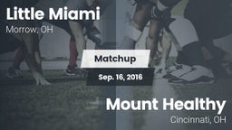Matchup: Little Miami High vs. Mount Healthy  2016