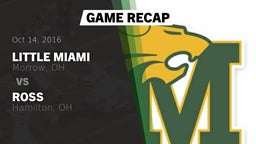 Recap: Little Miami  vs. Ross  2016