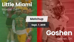 Matchup: Little Miami High vs. Goshen  2018