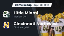 Recap: Little Miami  vs. Cincinnati Northwest  2018