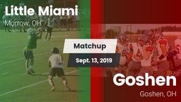 Matchup: Little Miami High vs. Goshen  2019