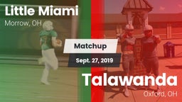 Matchup: Little Miami High vs. Talawanda  2019