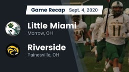 Recap: Little Miami  vs. Riverside  2020