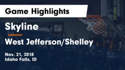 Skyline  vs West Jefferson/Shelley Game Highlights - Nov. 21, 2018