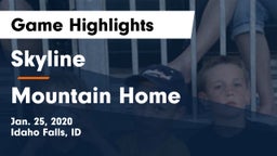 Skyline  vs Mountain Home  Game Highlights - Jan. 25, 2020