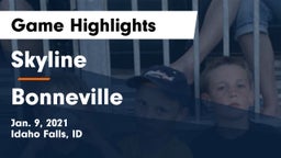 Skyline  vs Bonneville Game Highlights - Jan. 9, 2021