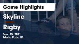 Skyline  vs Rigby  Game Highlights - Jan. 15, 2021