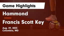 Hammond vs Francis Scott Key  Game Highlights - Aug. 29, 2023